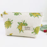 ミモザのまち付きポーチ　　ポケット付き