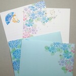 紫陽花咲く季節のレターセット