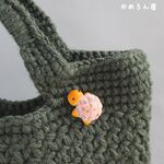 【旧作】チョコチップイチゴカメロンパンのブローチorヘアゴム