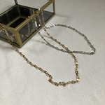 ーペタルチェーンネックレスー　サージカルステンレス　チェーンネックレス　金属アレルギー対応　チェーン　ペタルチェーン　華奢ネックレス
