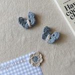 ちょうちょhair clip. blue