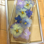 iPhone5c/5押し花スマホケース