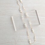 uneune×pearl ロングパールネックレス| お呼ばれアクセサリー/ゴールドネックレス/オケージョン/結婚式/マンテル・マグネット金具