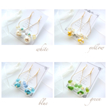 大人気♡Czechbeads×glasdome pierce earring