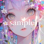 【オーダーメイドイラスト】スマホ待ち受け、アイコン＜ダウンロード画像をお送りします＞