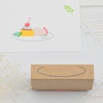 【単品販売】白いお皿のはんこ  純喫茶シリーズ
