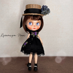 紫の薔薇のドレス　ブライス＊リカちゃん　アウトフィット　　