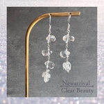 『Clear Beauty』14kgf天然石ピアス