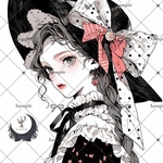 【B326】teatea.オリジナル 人物ステッカー