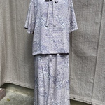 着物リメイク　パンツのセットアップ