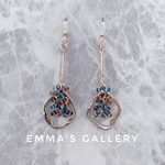 大人かわいい　金属アレルギー対応 樹脂フックピアス  樹脂ピアス