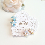 【SALE】あまいお花のイヤリング (バネクリップ)