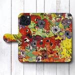 【Louis Valtat 花壇】スマホケース手帳型 iPhone12Pro iPhone13 Xperia10ViPhone14Pro 14Plus