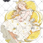 【B318】teatea.オリジナル 人物ステッカー