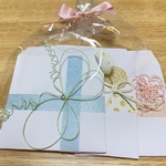 つまみ細工と水引のポチ袋3点セット