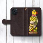 【チェコ フォークアート チェコ モラビア地方】スマホケース手帳型 iPhone14 iPhone15 名画Pixel7iPhoneXR iPhone11