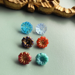 【6色バラセット】JIRI＊IVANA#czech beads#チェコビーズ　bellflower14✖️6㍉ mixassort