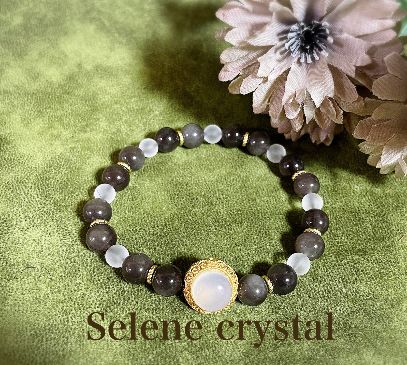 シリウス隕石 水晶 ブレスレット - Selene crystal | minne 国内