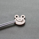 カエル ウッド　箸置き（5個セット）