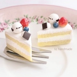 シマエナガショートケーキ(いちご)