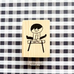 963hanko 消しゴムはんこ: とびばこピョーン