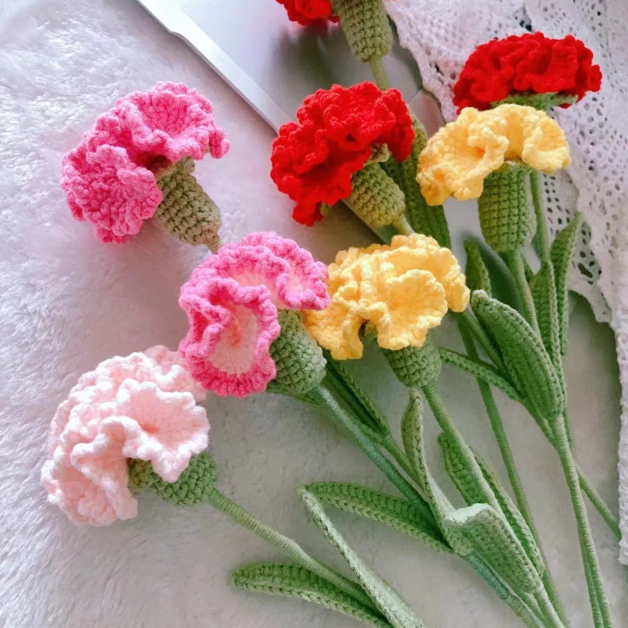 あい様専用 あみぐるみ 毛糸の花束 編み物