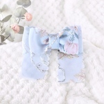 首輪♡猫用 シフォン刺繍リボン(ライトブルー