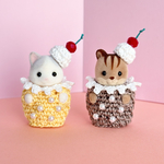 🍒Sylvanian Families  クリームソーダ　赤ちゃん　2着【シルバニアファミリー　シルバニア　赤ちゃん　着せ替え　着せ替え服　コスバニア】