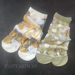 お得な2足セット❤️サンダル合わせにもめちゃかわな靴下❤️レディースシースルーソックス♪ハートドット柄 プレゼントギフト母の日