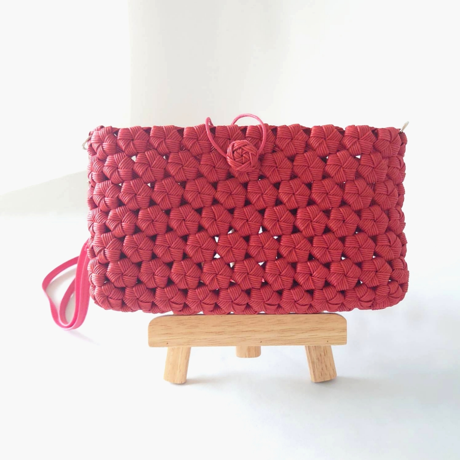 ハンドメイド ポシェット DIY Smartphone Crossbody Bag | 미니 핸드폰 가방 | 2 zipper