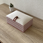 R.mimozaインテリアボックス 〈Mサイズ〉小物入れ・アクセサリーボックス（カルトナージュ）【仕切り箱別売り】