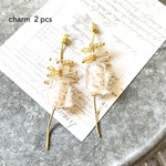 ２pcs★charm・glass mix（ガラスミックスチャーム)
