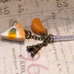 【sale】みかんタルトのスマホピアス