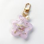 [4月26日再販] Dots shaker keychain (spring-purple)