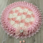 Rose Princeカフェマット🥀犬用 円形（直径50㎝程）