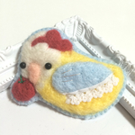 ブローチ しらゆきひめトリ