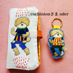 iphone6携帯カバーと刺繍キーホルダー oder