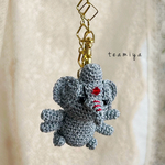 ガネーシャさま キーホルダー (Silver)