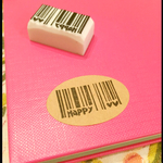 【再販4】ハッピー読み込むバーコードはんこ