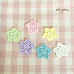 【6色セット】可愛いパステルお星さまのモチーフ
