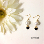 ブラックハート♡ピアス