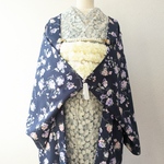 【SALE】単衣羽織　パンジー