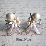 secret garden-イヤリングrose（ピアス)
