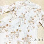 総刺繍の襟が可愛いワンピース