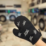 【父の日ギフトに】クルクルるんるんの鍋つかみ　［刺し子と刺繍］