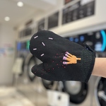 旅するフラワーの鍋つかみ　［刺し子と刺繍］