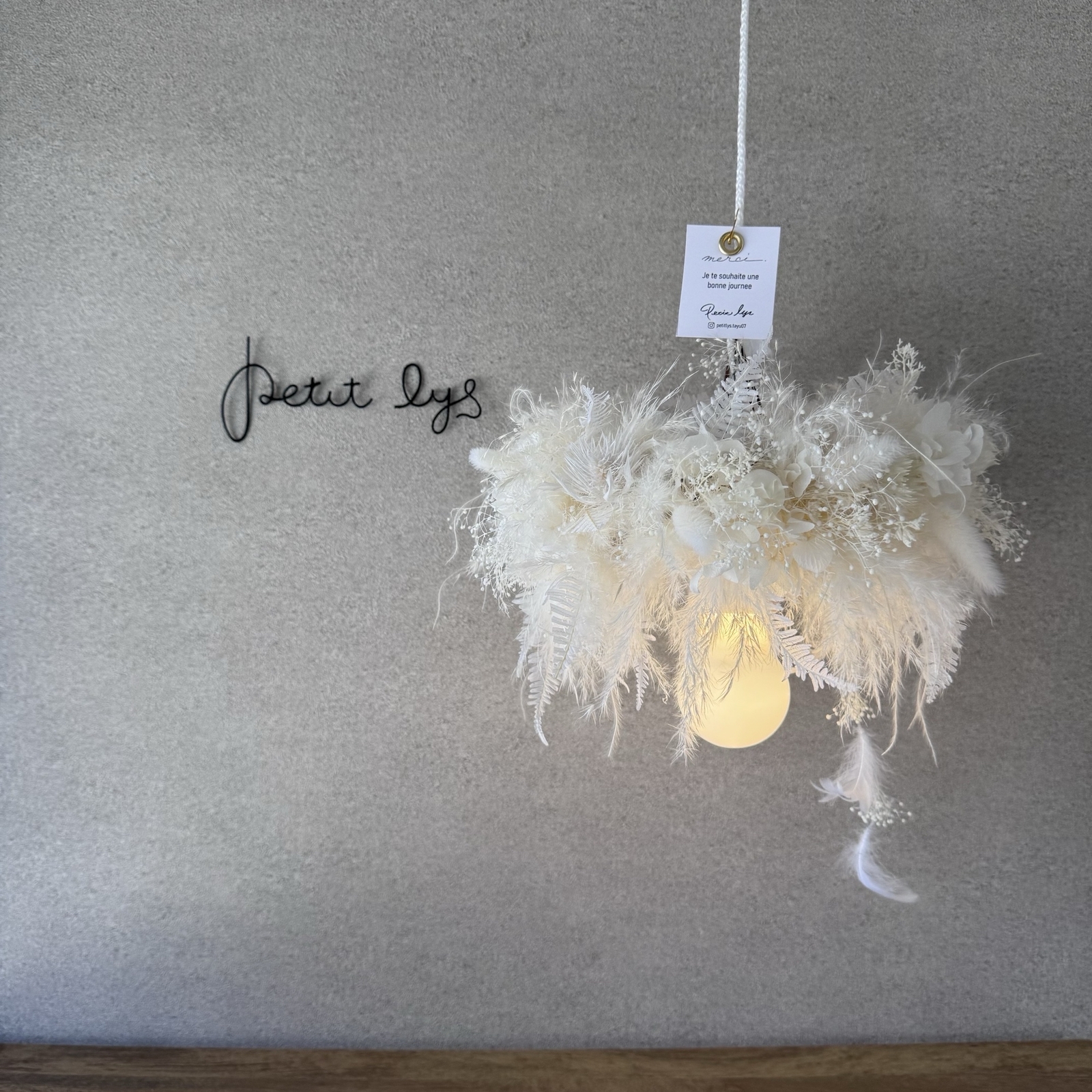 ドライフラワーペンダントライト - petit lys | minne byGMOペパボ