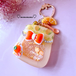 レジンジャムボトルキーホルダー（オレンジ🧡）