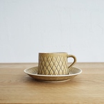 北欧ヴィンテージ Relief (レリーフ)イェンス・クイストゴー J.H.Quistgaard カップ＆ソーサー C&S