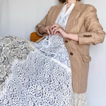 patchwork lace dress